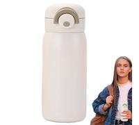 Botella de agua aislada de acero inoxidable - Tapa que rebota de seis a doce horas, unidad de taza de aislamiento al vacío para retención de temperatura e hidratación | Estudiantes, niñas