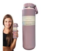 Botella De Agua Aislada | Taza De Acero Inoxidable A Prueba De 24 Oz Botella Creativa Portátil Para Escuela De Senderismo, Esta Botella Tiene Un Sellado Seguro Para Evitar Fugas Durante Todo