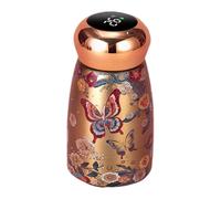 Botella de agua aislada - Taza portátil retro china, frascos de comida aislados | Pequeño vaso portátil de acero inoxidable de estilo chino | Botellas aisladas para oficinas de viaje de acampada,