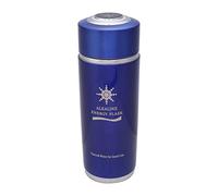 Botella de agua alcalina de acero inoxidable, portátil, Nano Balance, ionizador de bioenergía, frasco que regula el equilibrio endocrino, estimula el metabolismo para la (Azul)