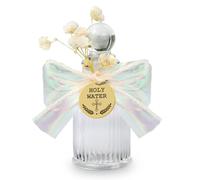 Botella de Agua bendita, Botella de Agua de Vidrio vacía Religiosa católica Cristiana para Regalo de Recuerdo de Fiesta de Bautismo de Boda de Iglesia (1pcs Glass Bottle)