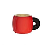 Botella de agua Bluetooth con altavoz taza de cerámica altavoz portátil mini altavoz inalámbrico, taza inalámbrica portátil con batería de 800 mAh para música, viajes, computadora, al aire última