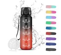 Botella de Agua, Botella Agua Deporte 500ml, Prueba de Fugas, Botella Agua Niños, Apertura con un Solo Botón, Cantimplora para para Niños, Adulto, Gimnasio, Escuela, Oficina, Bicicleta - de Infusión