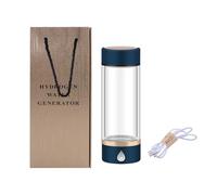 Botella de agua - botella de agua hidrógeno - concentración de hidrógeno a 22 cm | Tecnología de electrólisis para salón Gaopeng-silicato para 380ml para viajes a la oficina a casa