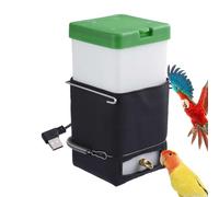 Botella de Agua calentada, dispensador de Agua para Conejos de 1 L, Control termostático a Prueba de Fugas, Bebedero para Animales pequeños para Conejo, hámster, cobaya, hurón, pájaro, cacatúa
