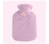 Botella de agua caliente 1000/2000 ml botellas de agua caliente de invierno con goma natural pura acogedora esponjosa pelusa piel sintética cálido calentador de mano suministros cálidos Botellas de ag