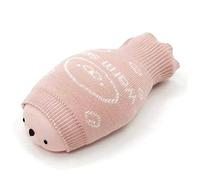 Botella de agua caliente 450 ml de silicona sellada termos mini termo bolsillo invierno calentador de mano alivio de dolor agua caliente botella for manos y pies Botellas de agua caliente(Size:Pink wi