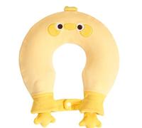 Botella de agua caliente - Almohada cervical en forma de U con diseño de animales para protección del cuello, para botella de agua caliente - Para dolores musculares mujeres niños viajes cama