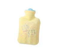 Botella de agua caliente Bolsa de agua caliente, bolsa de agua caliente llena de agua de PVC, funda de tela desmontable y lavable, bolsa de agua caliente de mano for niña for invierno Botella de agua