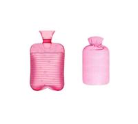 Botella de agua caliente Bolsa de agua caliente, bolsa de agua tibia, inyección de agua, bolsa de mano grande y cálida, pies calientes, manos calientes, bolsa de mano gruesa y cálida Botella de agua c