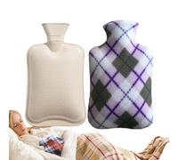 Botella de agua caliente, bolsa de agua caliente caliente de 2 litros, imprescindible para invierno, para novia, madre, padre, día de San Valentín
