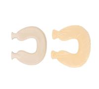 Botella de Agua Caliente, Bolsa de Agua Caliente con Cubierta de Labios Suave de 1L para el Cuello (Beige)