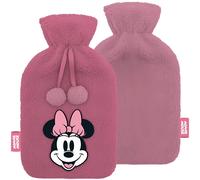Botella de agua caliente bordada Minnie Mouse 1,5 litros