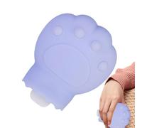 Botella de agua caliente, botella de agua caliente con cubierta | Bolsa de mano de la mano de la pata de gato,Suministro de bolsa de calentador de silicona a mano recargable, clima frío para niños