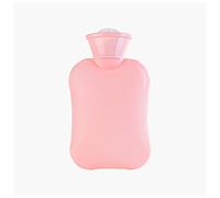 Botella de agua caliente Botella de agua caliente engrosada Botella de agua a prueba de explosiones Anti-Scald Hand Warmer Winter Student Portable Water Inyection Botellas de agua caliente(Size:Pink)