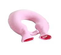 Botella de agua caliente cervical ergonómica con funda de forro polar suave para cuello y hombros, almohadilla térmica térmica para alivio muscular