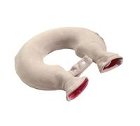 Botella de agua caliente cervical ergonómica con funda de forro polar suave para cuello y hombros, almohadilla térmica térmica para alivio muscular