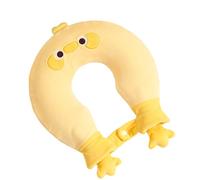 Botella de agua caliente, cojín de refrigeración para el cuello en forma de U con diseño de animales | Botella de agua caliente con de felpa - Para dolores musculares mujeres niños viajes cama