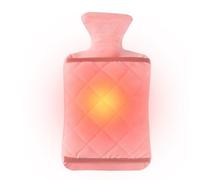 Botella de agua caliente, comodidad para el contorno del cuerpo, 26x16 cm, cubierta para botella de agua, recipiente para líquidos calientes de invierno, portátil y, para estudiantes, adolesce