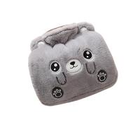 Botella De Agua Caliente Con Bolsillo De Mano Doble De Dibujos Animados Bolsa De PVC a Prueba De Fugas Para Hogar Oficina Viajes Invierno Botella De PVC a Prueba De Fugas