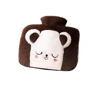 Botella De Agua Caliente Con Bolsillo De Mano Doble De Dibujos Animados Bolsa De PVC a Prueba De Fugas Para Hogar Oficina Viajes Invierno Botella De PVC a Prueba De Fugas