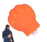 Botella de agua caliente con funda, bolsa calentadora de manos en de pata de gato, bolsa de silicona recargable para hombres y mujeres, suministros de calefacción de invierno