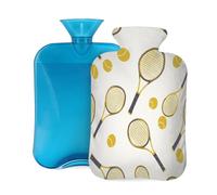 Botella de agua caliente con tapa, 2 L, para deportes de tenis, para adultos, calentador y alivio del dolor