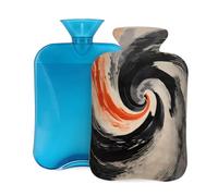 Botella de agua caliente con tapa de 2 l, botellas de agua caliente Whirlpool para adultos, calentador/alivio del dolor