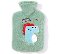 Botella de agua caliente Cozy Plush Coat - Tamaño grande de 1000 ml, calentador de manos reutilizable, paquete caliente portátil