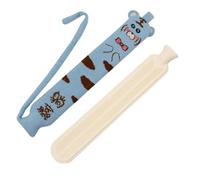 Botella de agua caliente de 2 l, botella de agua caliente, portátil de gran capacidad, bolsa de agua caliente, funda para dormir para la cintura, perfecta para alivio del clima frío, viaje y
