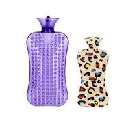 Botella de Agua Caliente de 2000 Ml, Bolsa de Agua Caliente de Seguridad para Inyección, Hombro Grande, Columna Cervical, Compresa Caliente, Cintura, Cuello, Punto de Masaje, Almohada
