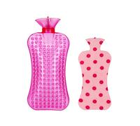 Botella de Agua Caliente de 2000 Ml, Bolsa de Agua Caliente de Seguridad para Inyección, Hombro Grande, Columna Cervical, Compresa Caliente, Cintura, Cuello, Punto de Masaje, Almohada