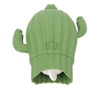 Botella de Agua Caliente de 500ml, Compresa Fría Y Caliente de Silicona, Reduce el Dolor a Prueba de Explosiones, Bonita Bolsa de Agua Caliente con Forma de Cactus para el Invierno para(Verde)