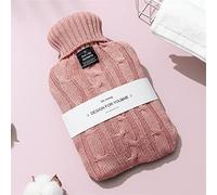 Botella de agua caliente de felpa Winter Wonderland: calentador de manos lujosamente suave y esponjoso con un encantador diseño Kawaii (Color: A, Tamaño: 1000 ml)