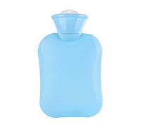 Botella de agua caliente de silicona con boca ancha dulce regalo para mujeres suministros cálidos tapa de tornillo cómodo práctico