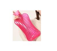 Botella de agua caliente duradera Bolsa de agua caliente, inyección de agua, bolsa de agua tibia, compresa caliente for el cuello, mano caliente for hombros y cuello, bolsa de agua caliente espesa Bol