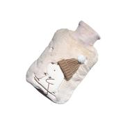 Botella de agua caliente duradera Linda bolsa de agua caliente de 1750ml, utilizada for dormitorios de niñas, camas calientes, manos calientes, bolsa grande de agua caliente Bolsa de agua caliente (C