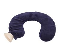 Botella de Agua Caliente en Forma de U Calentador de Cuello Aislada de con Cubierta Tejida Ideal para Viajar y Uso en el Hogar (Azul marino)