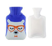 Botella De Agua Caliente, Goma, Botella De Agua, con Funda Protectora, Manos Y Pies Calientes, Cálidos Y Cómodos, Alivian El Dolor, Es Una Necesidad En El Hogar De Las Personas. (NO4)