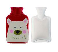 Botella De Agua Caliente, Goma, Botella De Agua, con Funda Protectora, Manos Y Pies Calientes, Cálidos Y Cómodos, Alivian El Dolor, Es Una Necesidad En El Hogar De Las Personas. (NO1)