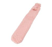 Botella de Agua Caliente, Herramientas de Calentamiento Seguras Botella de Agua Caliente de Invierno Mantener Caliente para el Cuello(Rosado)