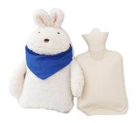 Botella de agua caliente Linda forma de animal Caucho Calentador de agua caliente Bolsa de calentador de invierno Tela de peluche de invierno Inyección de agua Botella de agua caliente Botellas de agu