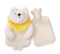 Botella de agua caliente Linda forma de animal Caucho Calentador de agua caliente Bolsa de calentador de invierno Tela de peluche de invierno Inyección de agua Botella de agua caliente Botellas de agu