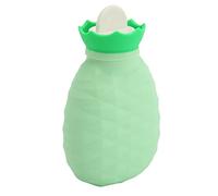 Botella de Agua Caliente Linda Suave y Segura Botella de Agua Caliente de Cuello y Hombro de Invierno de 200 Ml (Verde)