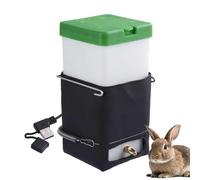 Botella de agua caliente para conejos - Bebidas para animales pequeños, control termostático | Botella de agua para conejo 1L, diseño antifugas, bebidas para hámsters, conejillos de indias, pájaros,