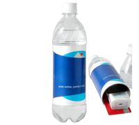 Botella De Agua Con Compartimentos, Contenedor De Almacenamiento De Dinero Secreto, Botella De Almacenamiento De Agua Transparente Para Objetos De, Adecuados Para Viajes, Acampar Y Senderismo