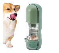 Botella De Agua con Contenedor Comida para Perros Filtro Carbón Activado, | Accesorios Caninos Para Perros Pequeños Integrado, Pasear, Senderismo, Camping, Viajes, Gatos, Perros