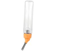 Botella de agua con filtro, dispensador de agua a prueba de fugas para animales pequeños, boquilla de metal