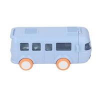 Botella de Agua con Forma de Autobús Tritan y ABS Flexible, Taza de Agua Bonita Portátil Desmontable para el Hogar, la Escuela y el Exterior, 1 ud. (Azul 500ml)