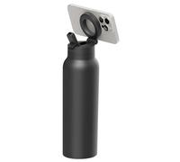 Botella de agua con soporte magnético para smartphone compatible con de 710 ml